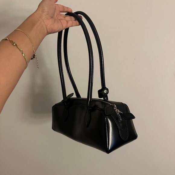 Black Wide Length Purse - Picture 1 of 2